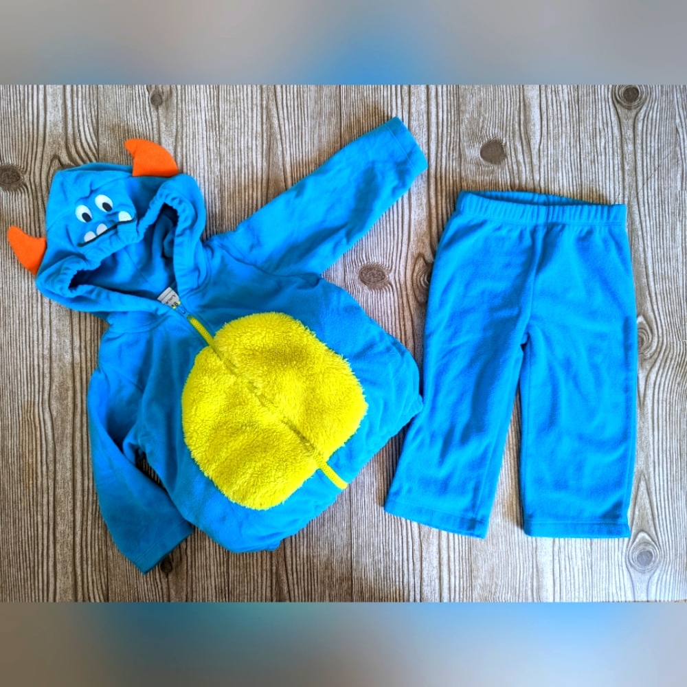 Carters Cute Silly Blue Monster Halloween Costume 18 Month